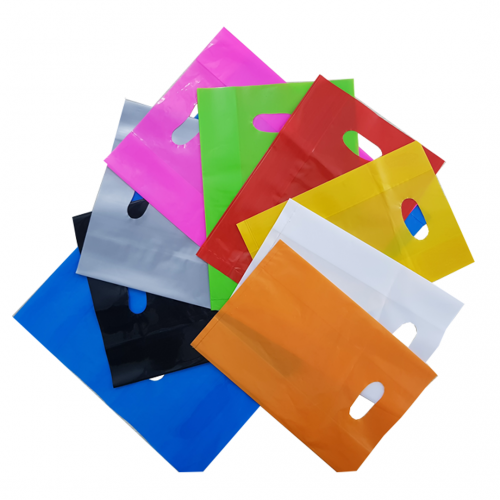 Túi bóng đen có quai, túi bóng rác đen