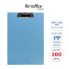 Bìa trình ký đơn nhựa A4 FO-CB04 xanh