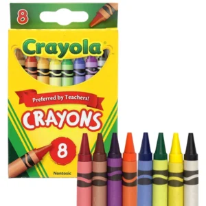 Bộ sáp màu mỹ thuật hiệu Crayola, 8 cây/bộ, CRAYON, NEON COLOR  8PC