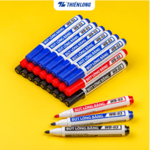 Bút lông bảng WB-03 xanh - đỏ - đen hộp 10