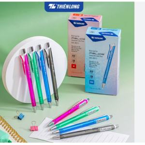 Bút GEl- B011 xanh - đỏ - đen hộp 20