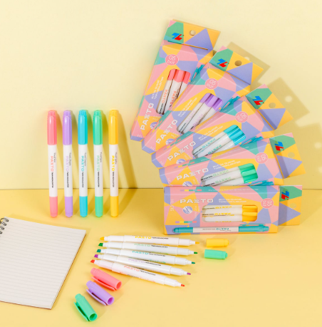 Bút dạ quang HL-016 Pastel hộp 05