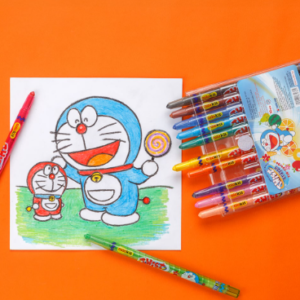 Bút sáp vặn TCR-C04/DO 12 màu/T80_ES