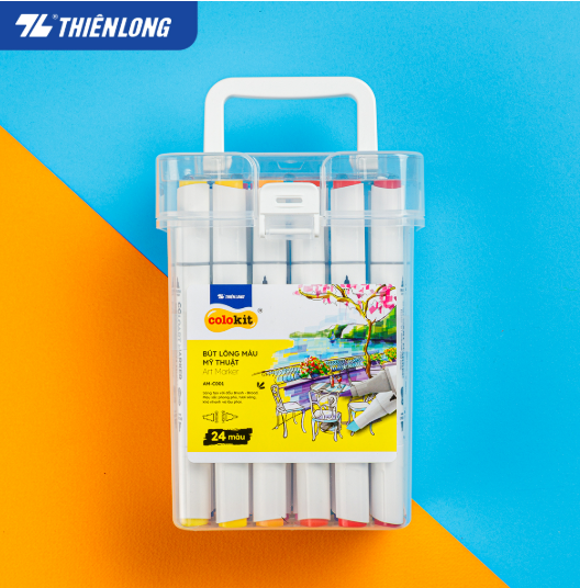 Bút lBút lông mỹ thuật AM-C005 36 màu KM