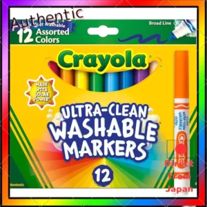 Bút lông màu nước tẩy rửa được, hiệu: CRAYOLA 12CT SUPERTIPS - VCYL161000 12-010