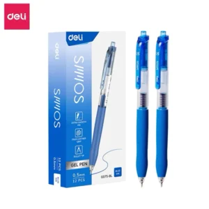 G075-BL_Bút gel siêu trơn_0.5_Màu xanh E