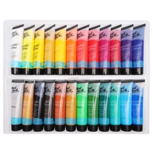 Màu vẽ nước hiệu Mont Marte, dạng tuýp, dung tích 75ml, MM Studio Acrylic Pain