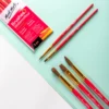 Bộ cọ vẽ hiệu Mont Marte, 5 cây/bộ M.M. Gallery Series Brush Set Watercolour 5pce_BMHS0027