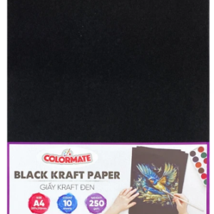 Giấy Kraft đen A4 - 250gsm