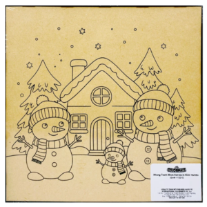 Khung Tranh Nhựa Canvas In Hình 12x12 inch