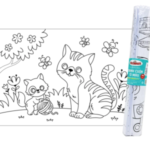 Tranh cuộn tô màu A4