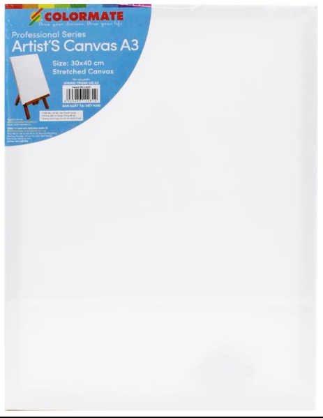 Khung tranh vải khổ A3