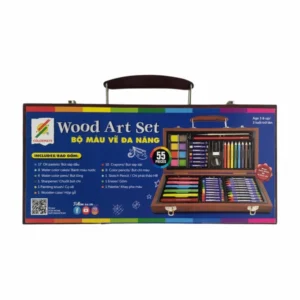 Bút màu hộp gỗ M 55