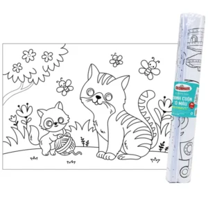 Tranh cuộn tô màu A4