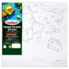 Tranh Tô Màu Số Hóa Pond Frogs 20x20cm