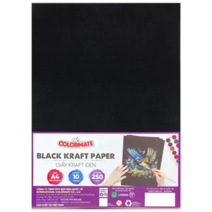 Giấy Kraft đen A4 - 250gsm