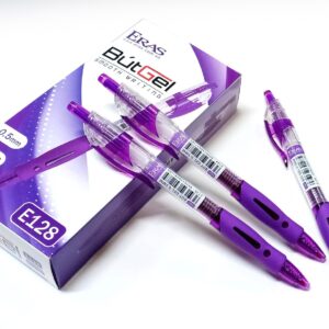 Bút gel 0.5mm E128 tím