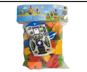 Xếp hình Vijago - 40 chi tiết có xe