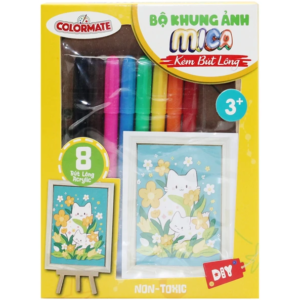 Bộ khung ảnh mica kèm bút lông