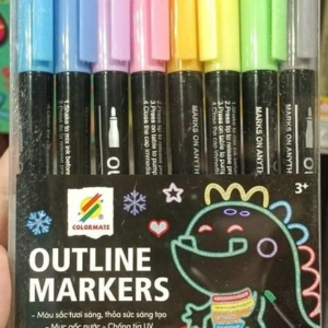 Bộ 8 cây bút lông Outline