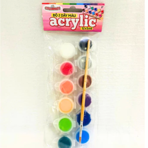 Bộ 2 dây màu Acrylic 5ml