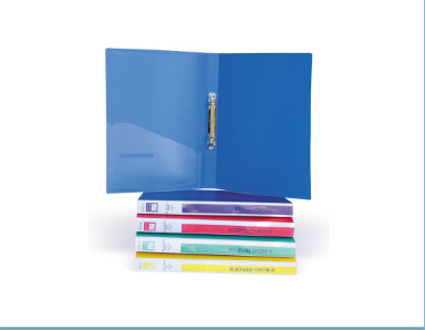 Bìa 2 còng 2.5cm nhựa A4