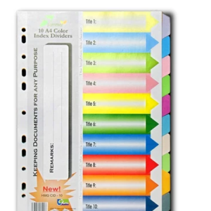 Phân trang giấy 10 màu