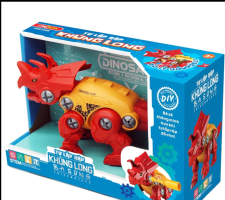 Tự lắp ráp khủng long - Khủng long ba sừng - DK81088