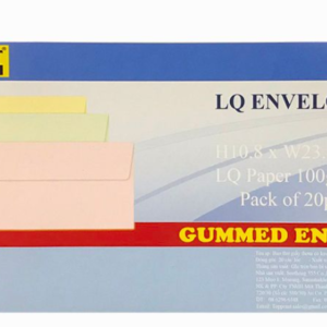 Bao thư màu có keo Toppoint 10.8x23.5cm - kem (20C/Xấp)