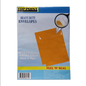 Bao hồ sơ vàng lột và dán 17.8x25.4 cm (10 cái/lốc)