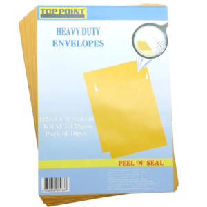 Bao hồ sơ vàng có keo 22.9x32.4 cm (10 cái/lốc)