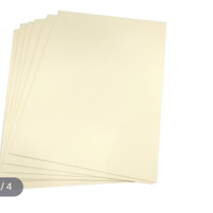 Bao thư màu có keo Toppoint 11.4x16.2cm - kem (20 cái/xấp)