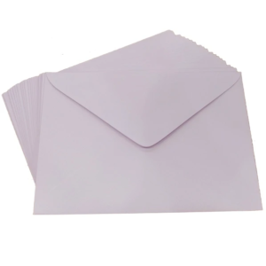 Bao thư màu có keo Toppoint 11.4x16.2cm - hồng (20 cái/xấp)