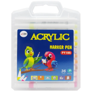 Bút lông Acrylic PY105 - 36 màu