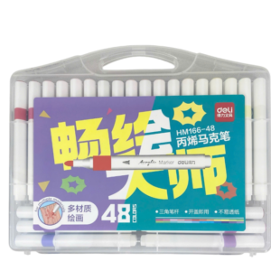 HM166-48_Màu Acrylic Marker_48 màu